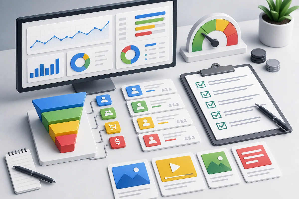 Audit de masurare, audiente, conversii si materiale creative inainte de migrarea campaniei